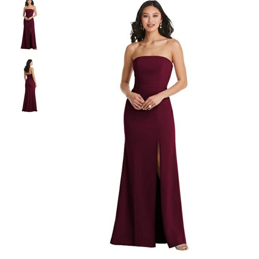 Bella Bridesmaids Dress BB134 - crepe - Cabernet